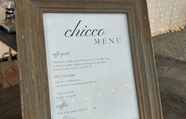 Chicco affogato and Coffee